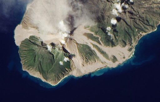 Vue satellite de Montserrat